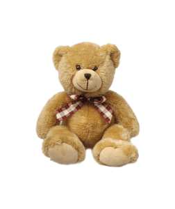 Plush teddy bear figure
