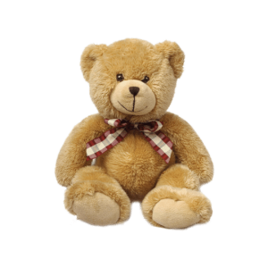 Plush teddy bear figure
